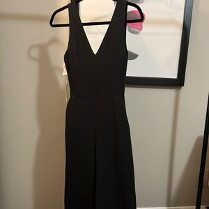 Aritzia black open tie back jumpsuit